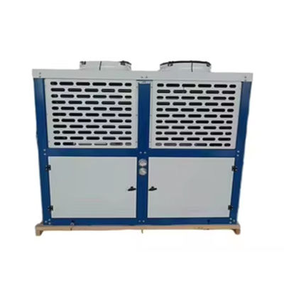 Unità di congelatore commerciale raffreddata ad aria frigorifero Bitzer Motore automatico di pompa di calore di scambio di calore di condensazione casa ristorante