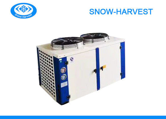 Tipo di scatola Bitzer Freezer Unità di condensazione raffreddata ad aria condizionata per la stanza Casing in acciaio galvanizzato forte r22/r404a/r407f
